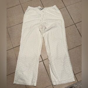 Hollister Eyelet Wide Leg Pants